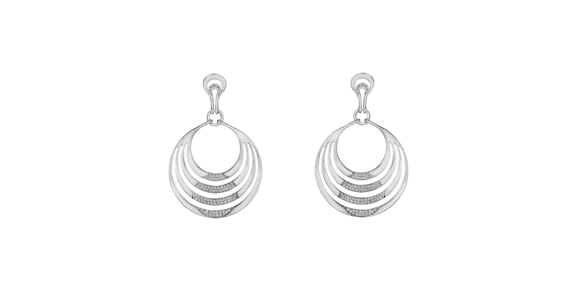 Náušnice s diamantmi Exclusive Moment