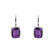Náušnice s ametystom diamantmi Ariadne5