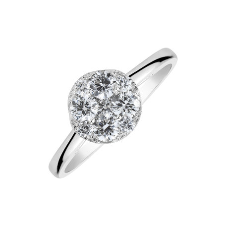 Prsteň s diamantmi Luxury Glow