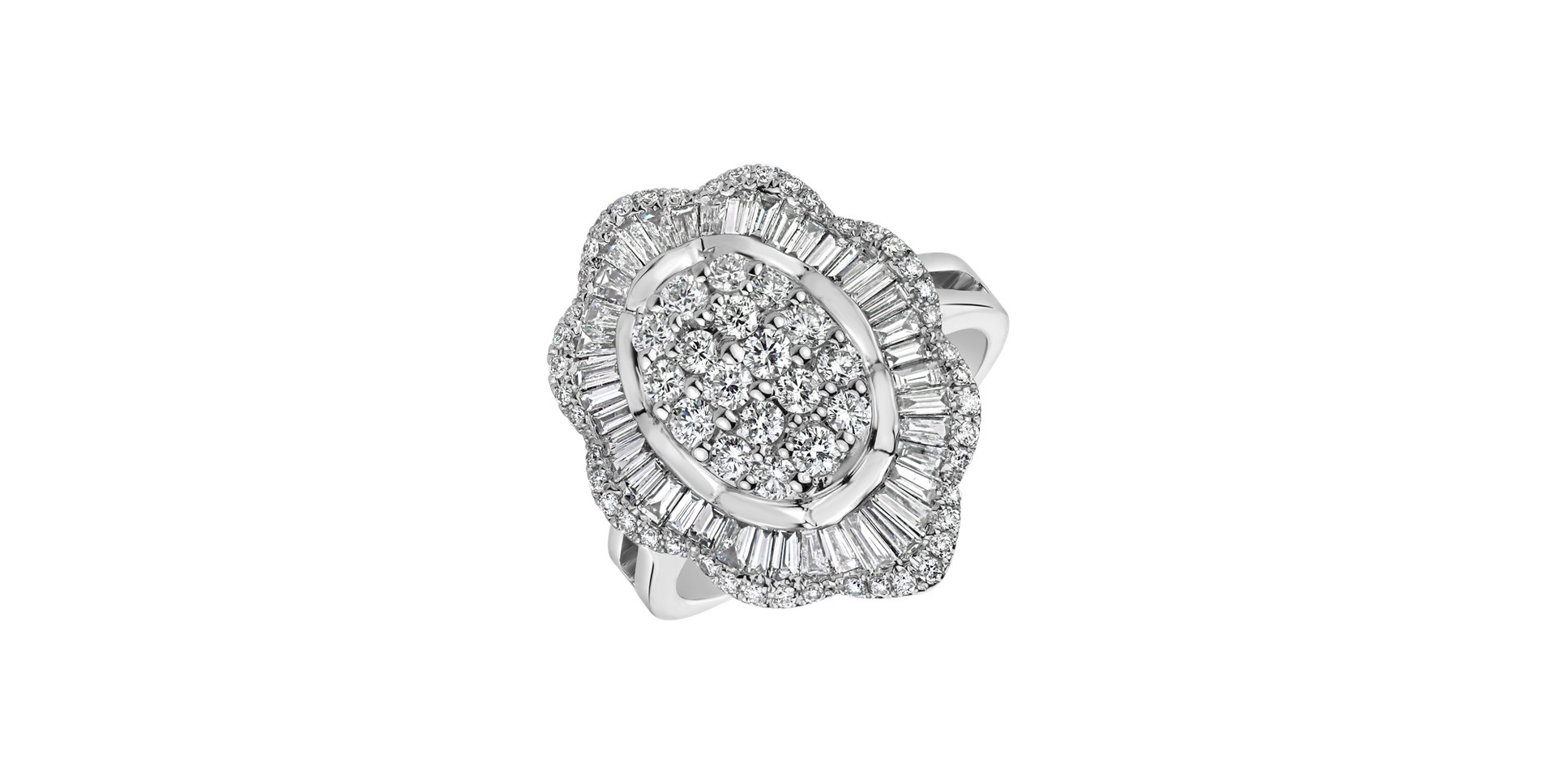 Prsteň s diamantmi Erastus