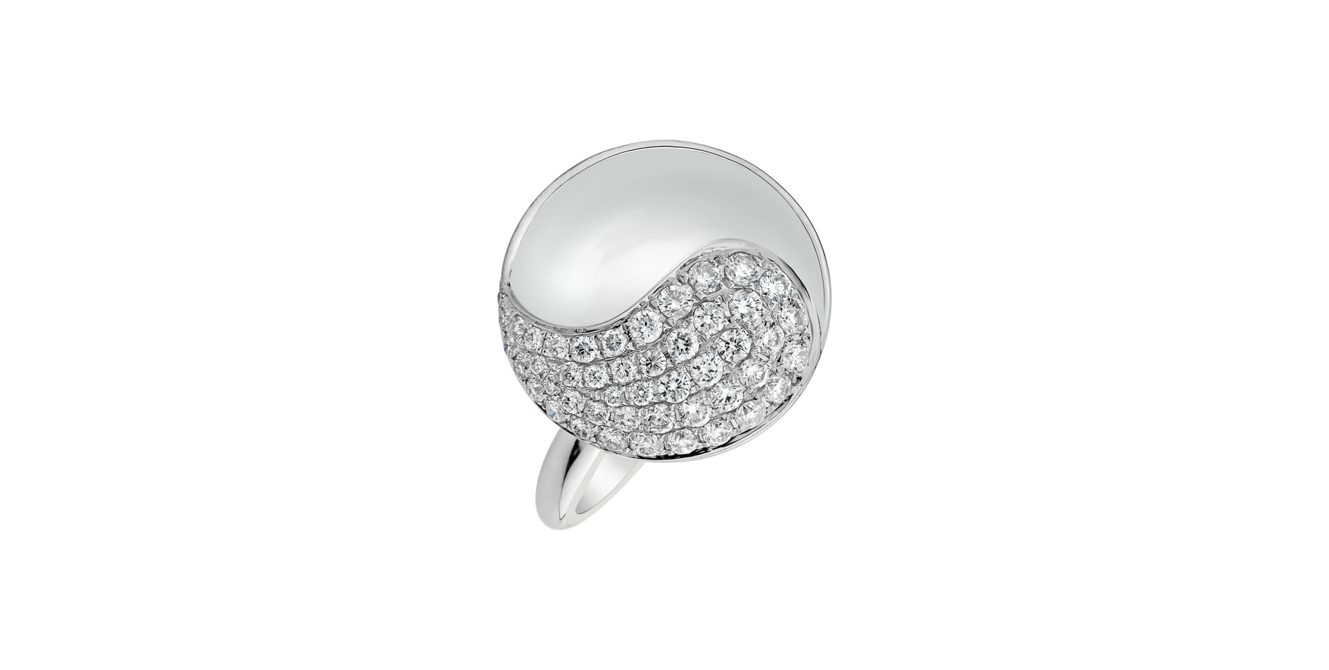 Prsteň s diamantmi Oriental Magic