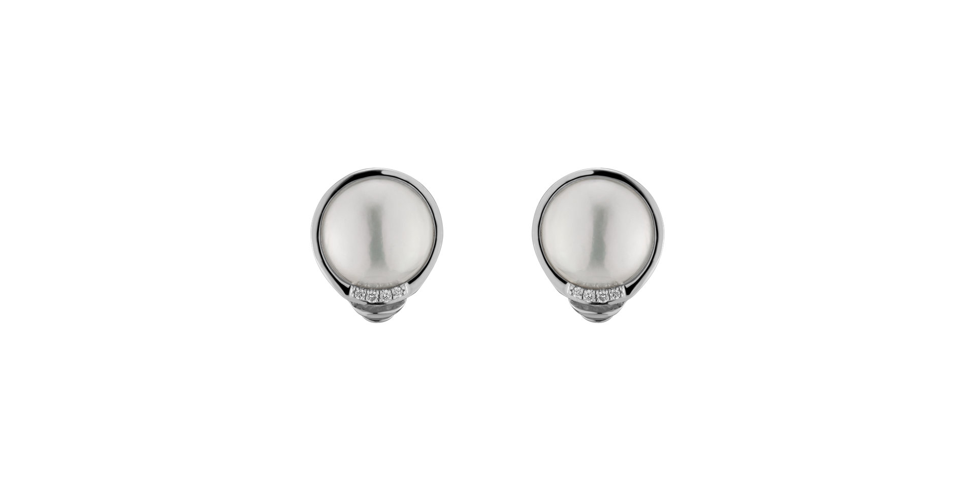 Náušnice s perlou a diamantmi Coast for Luisa