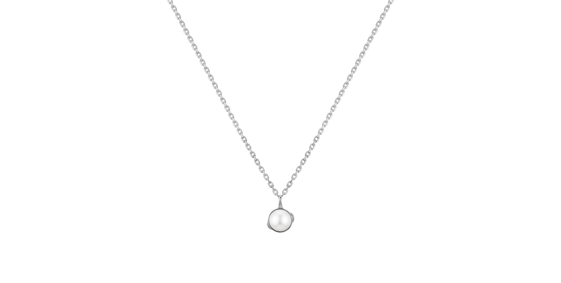 Přívěsok s perlou a diamantmi Ocean Breath