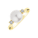 Prsteň s perlou a diamantmi Golden Treasure3