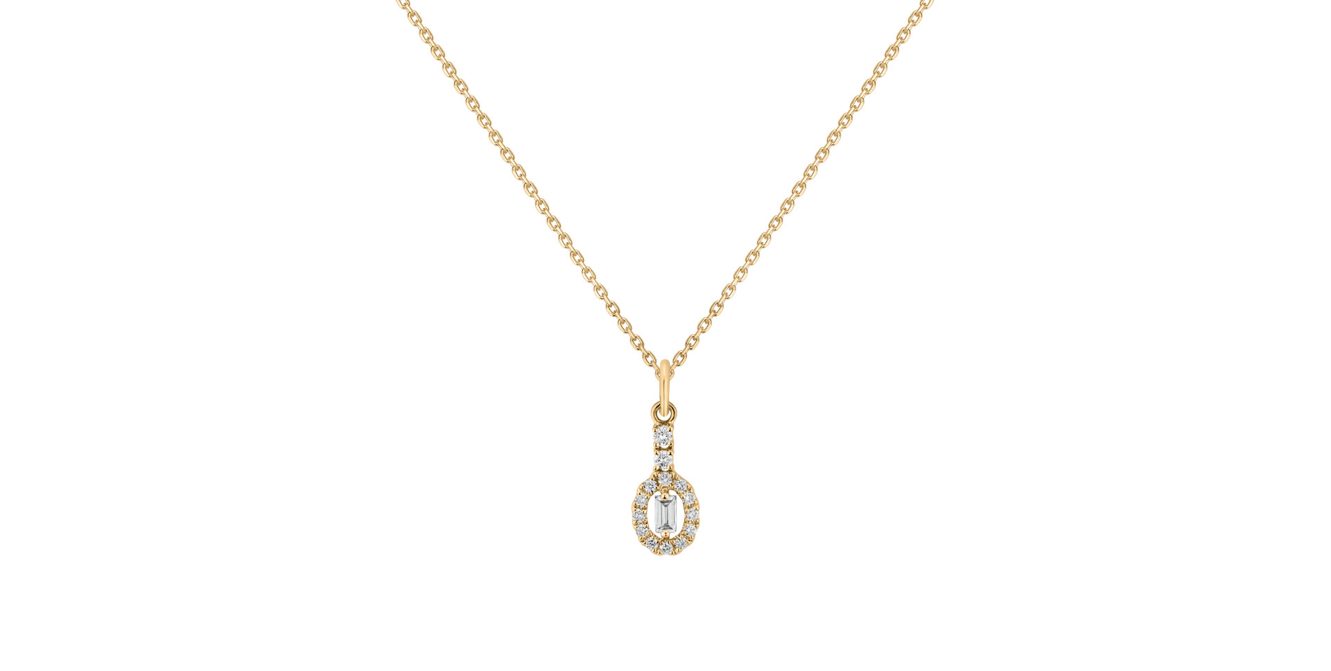 Přívěsok s diamantmi Ethereal Youth