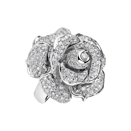 Prsteň s diamantmi Glamorous Rose