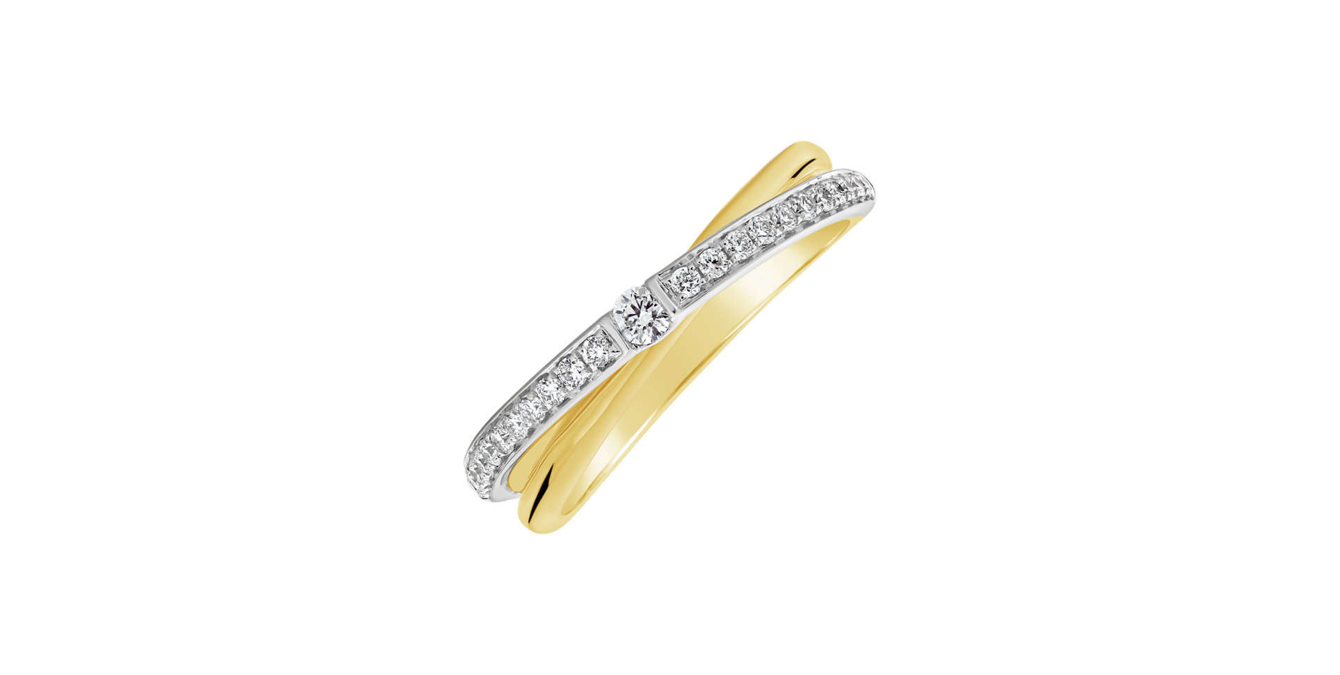 Prsteň s diamantmi Amedé