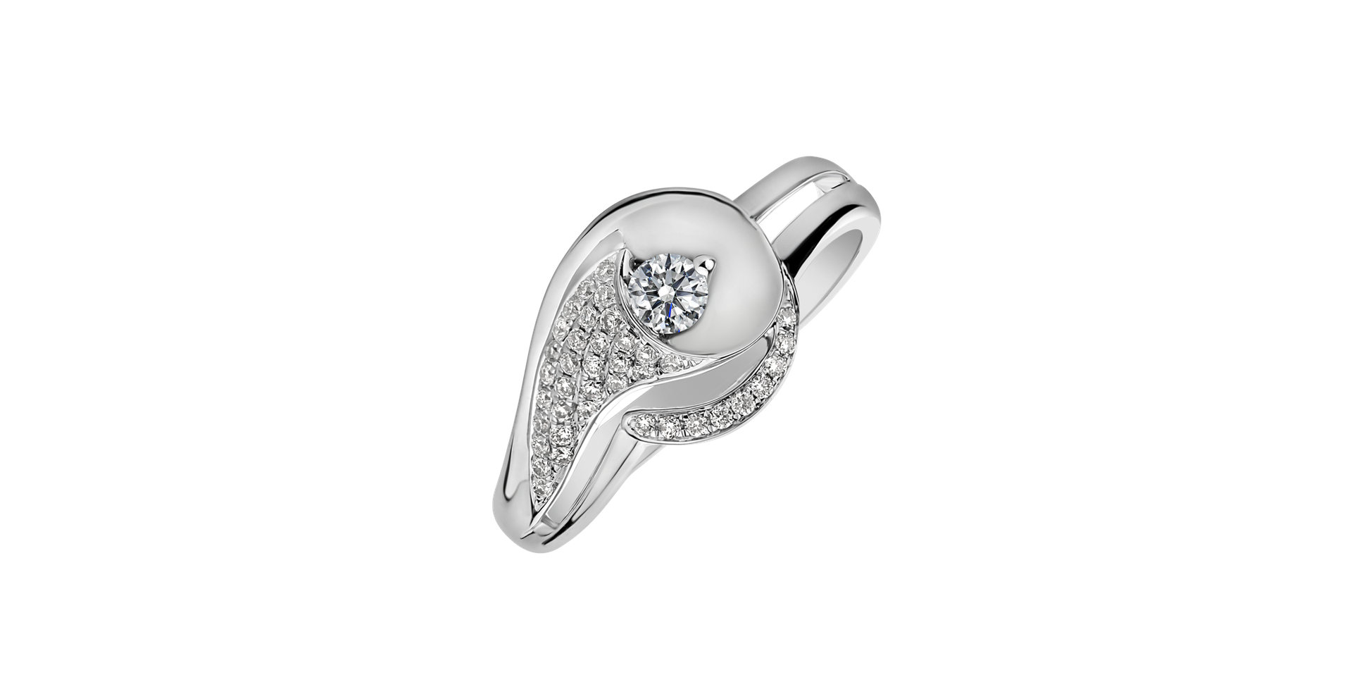 Prsteň s diamantmi Elodie