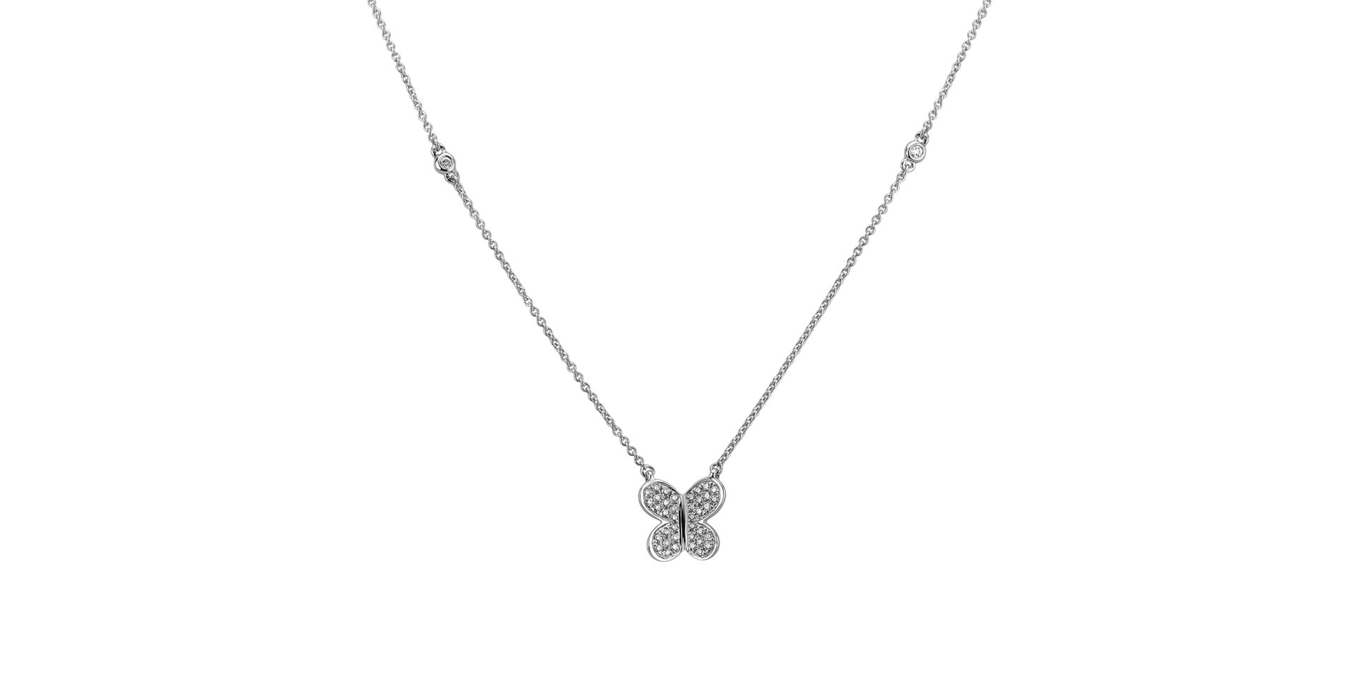 Náhrdelník s diamantmi Morpheus Wings