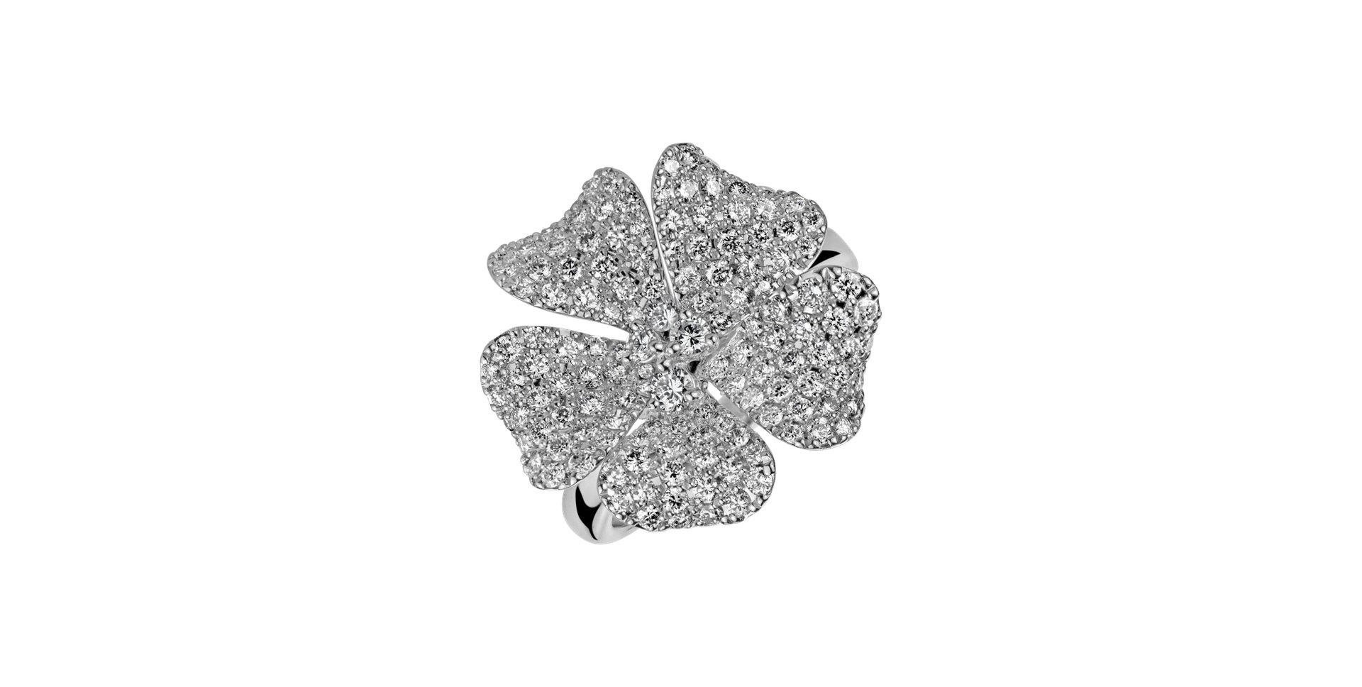 Prsteň s diamantmi Diamond Lily