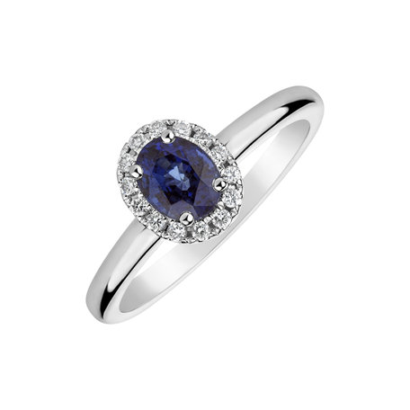 Prsteň s zafírom a diamantmi Sapphire Majesty