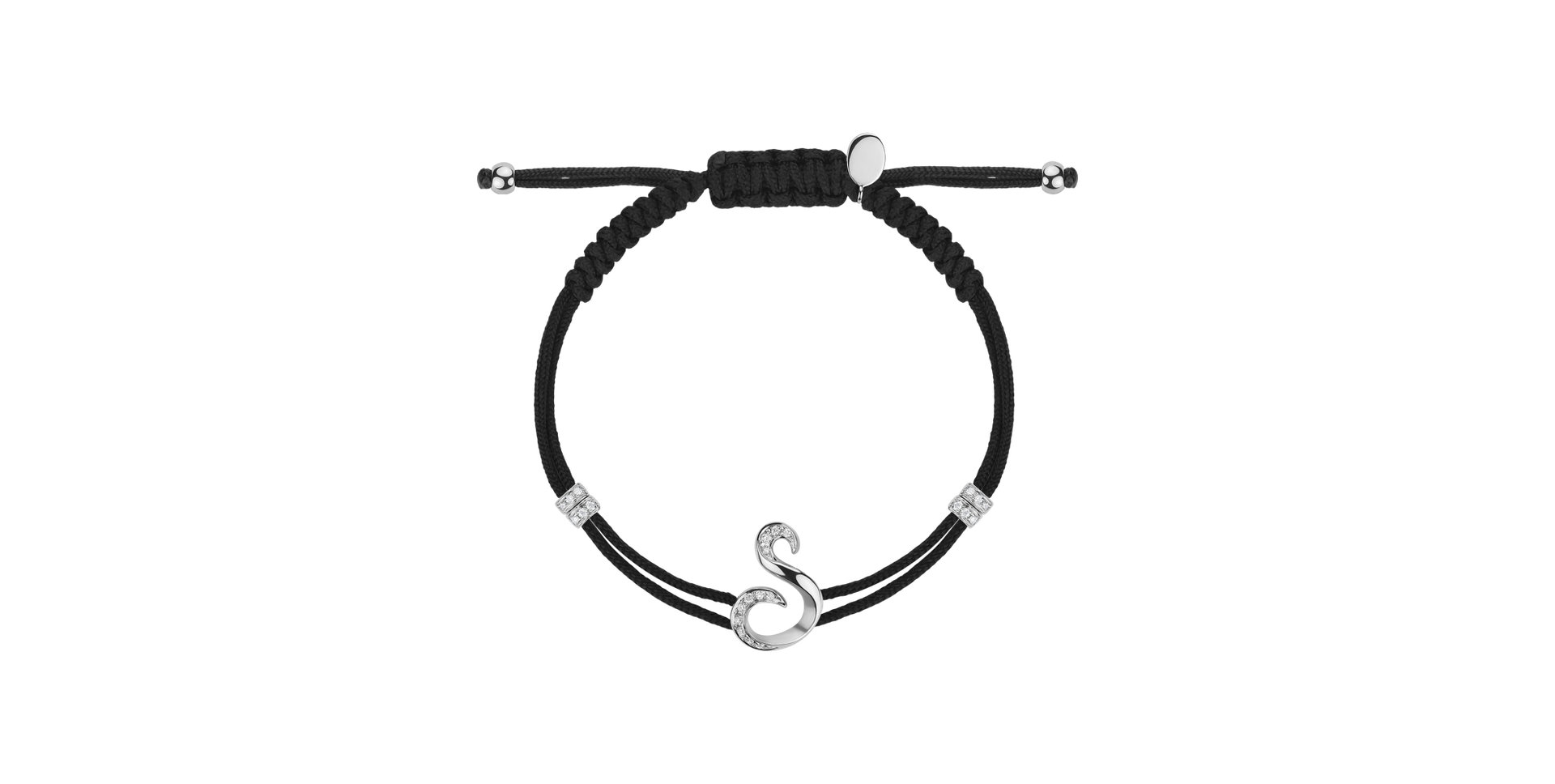 Náramok s diamantmi Element of Letter