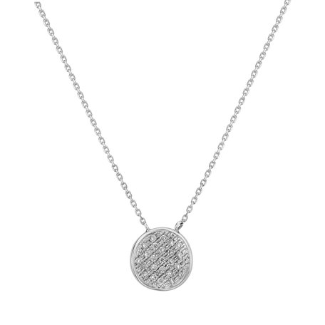 Náhrdelník s diamantmi Moon Message