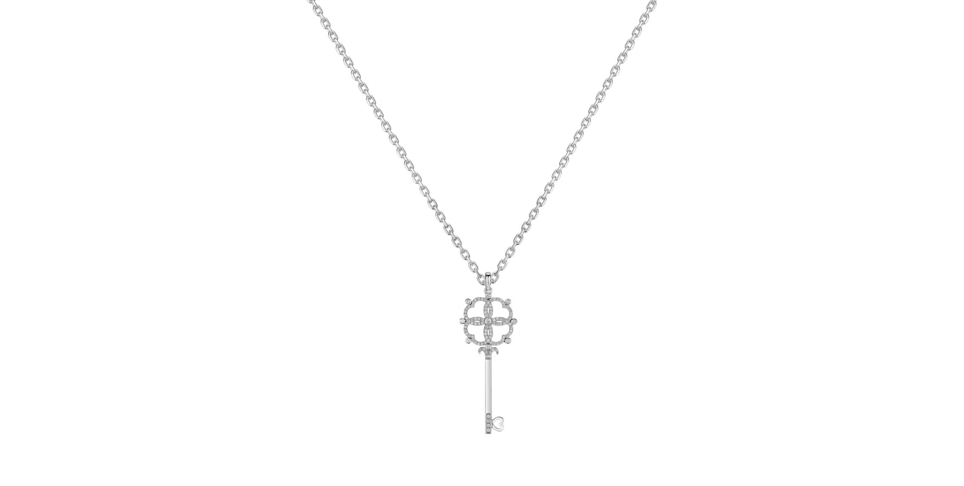 Přívěsok s diamantmi Cross Key