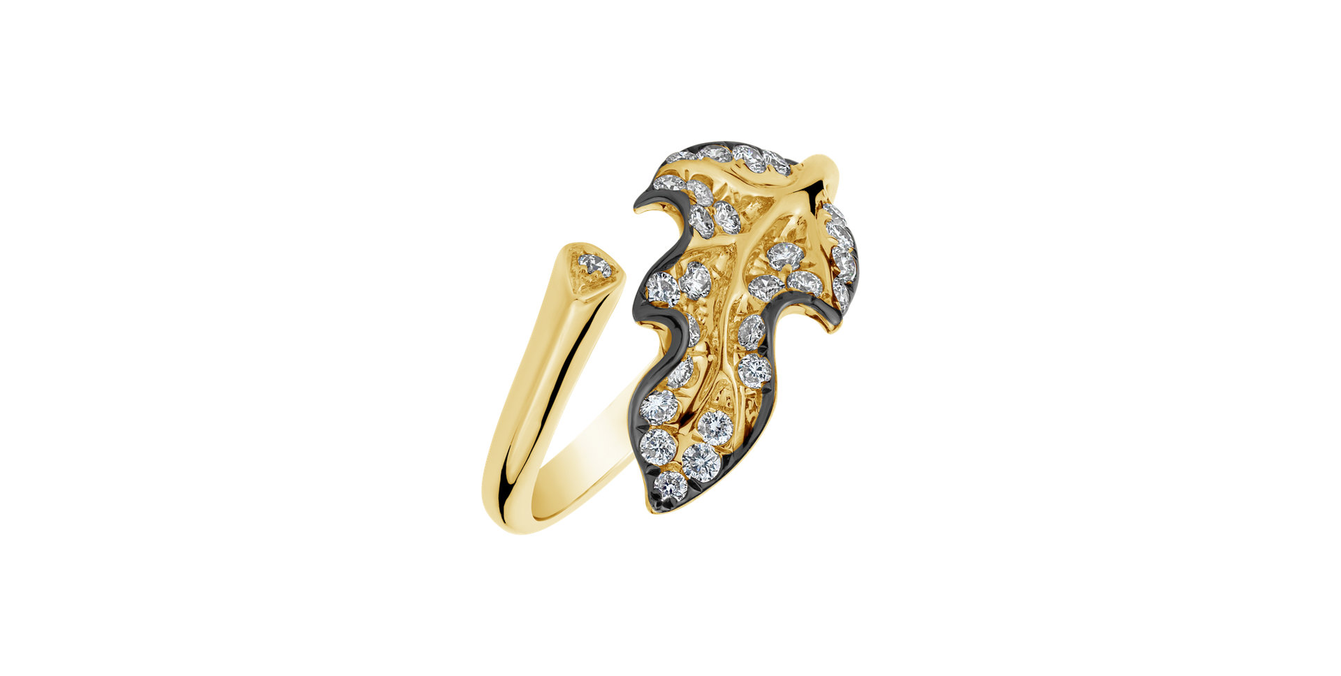 Prsteň s diamantmi Autumn Miracle