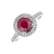 Prsteň s rubínom a diamantmi Red Planet4