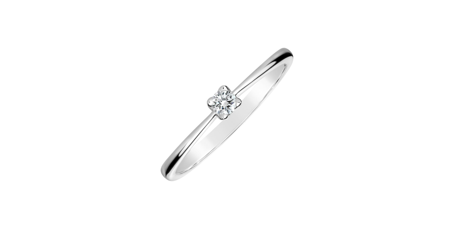 Prsteň s diamantom Guardian Kiss