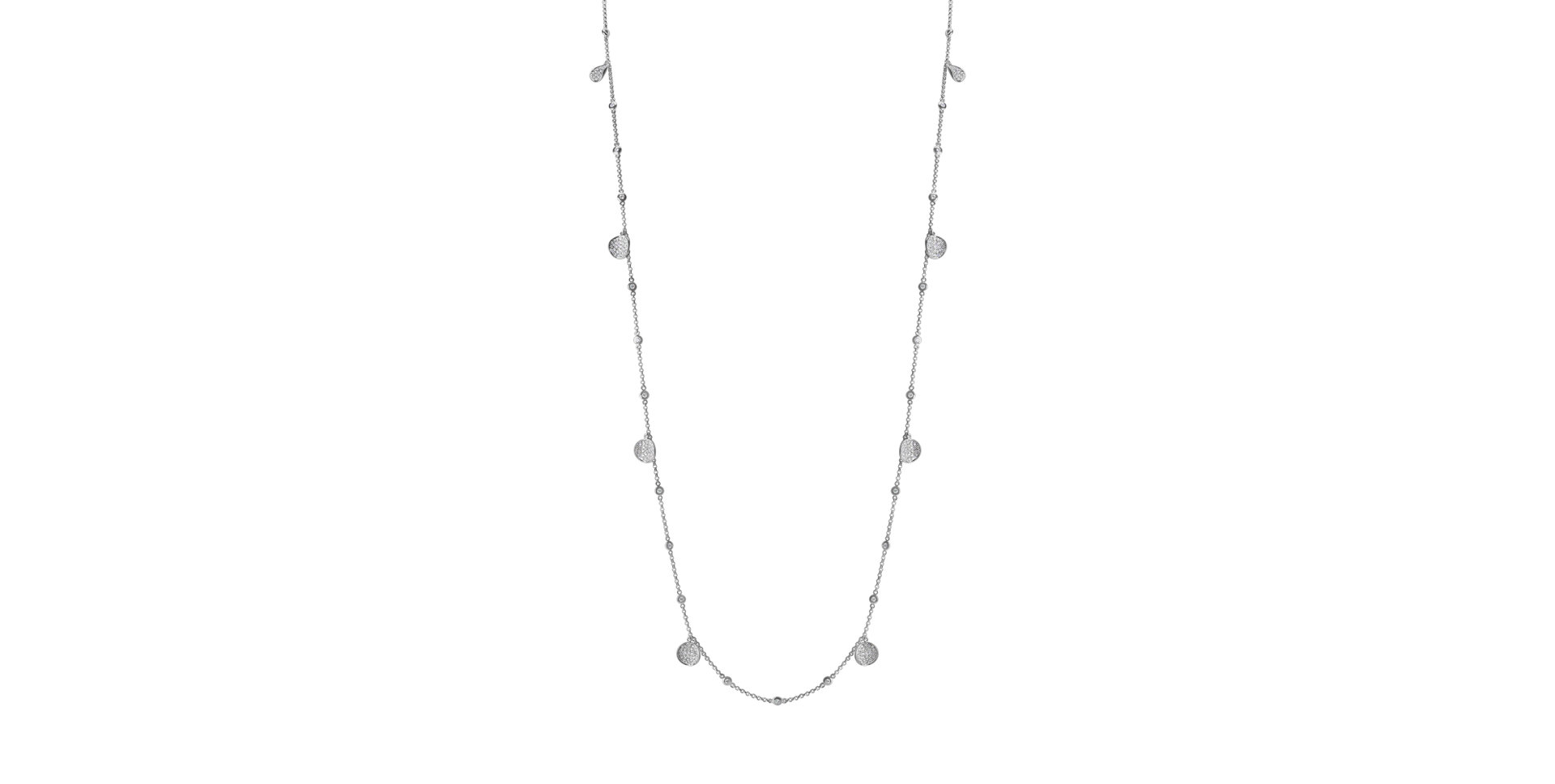 Náhrdelník s diamantmi Charming Silence
