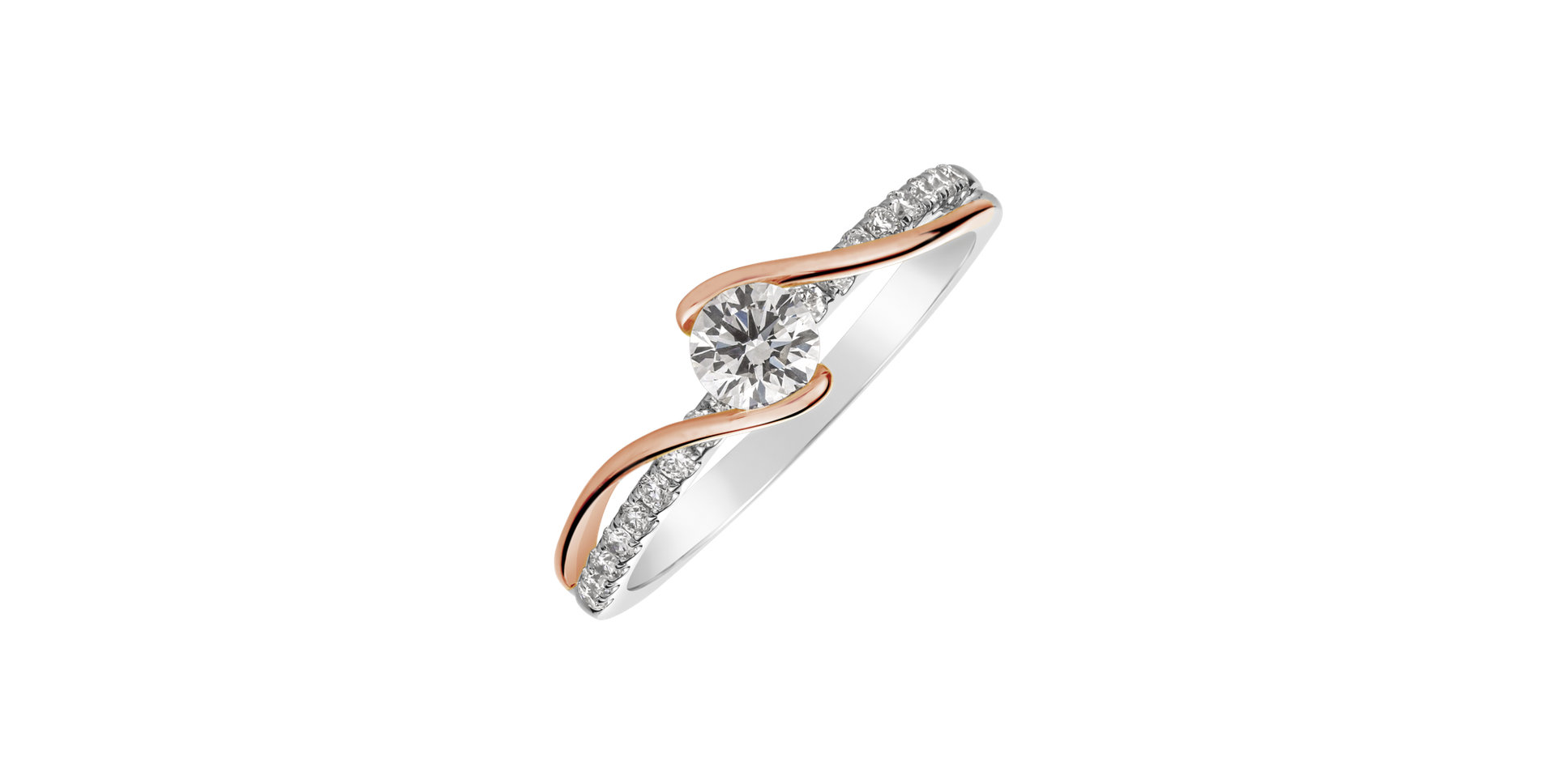 Prsteň s diamantmi Softly Dawn