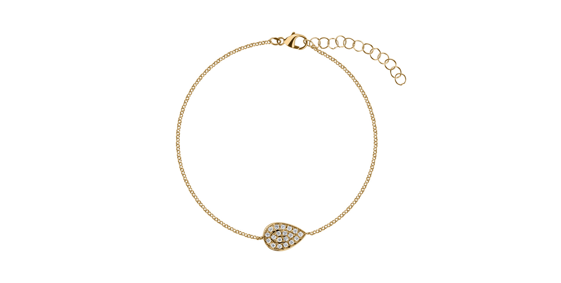 Náramok s diamantmi Shiny Skyline