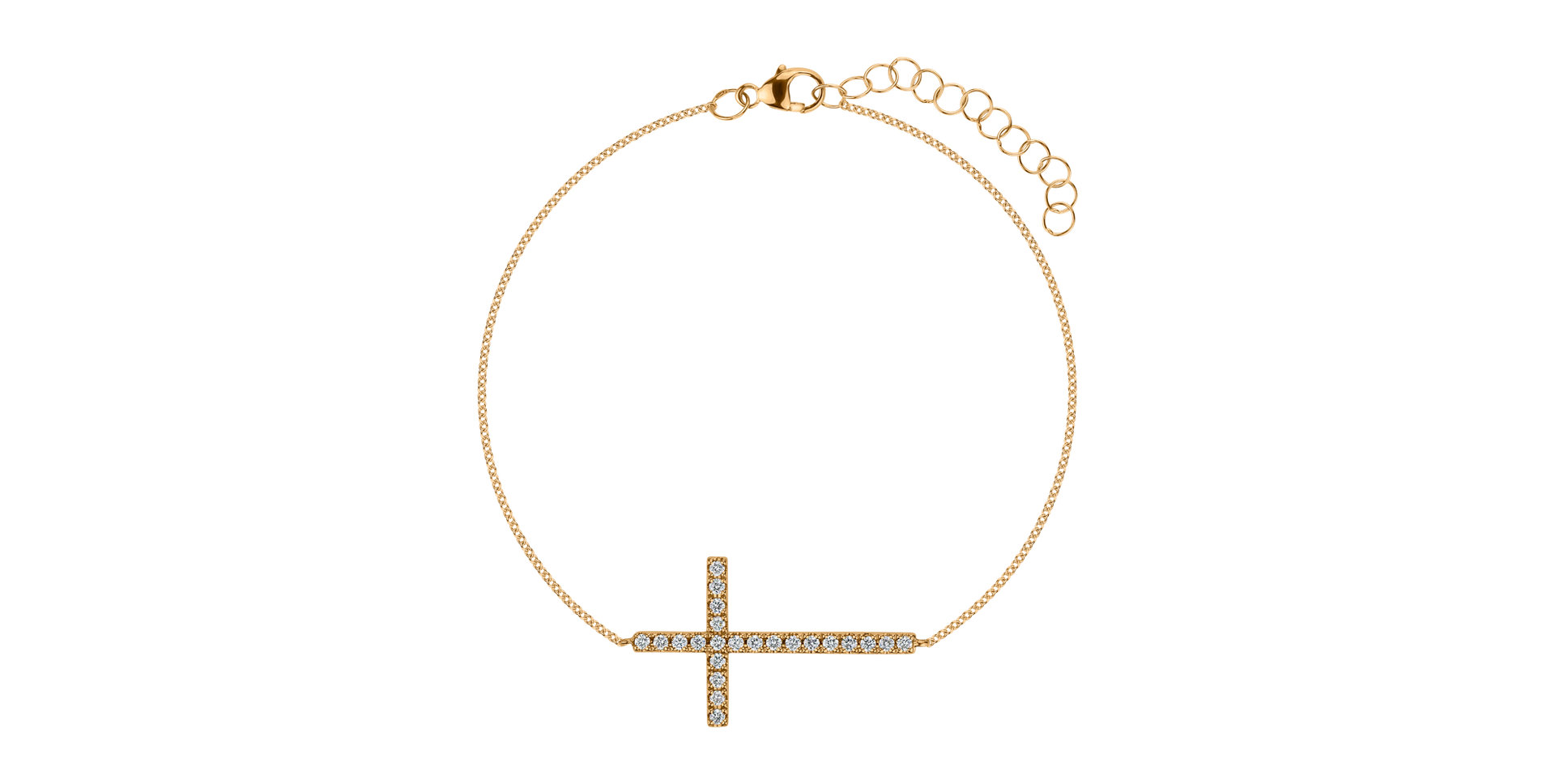 Náramok s diamantmi Angel Message