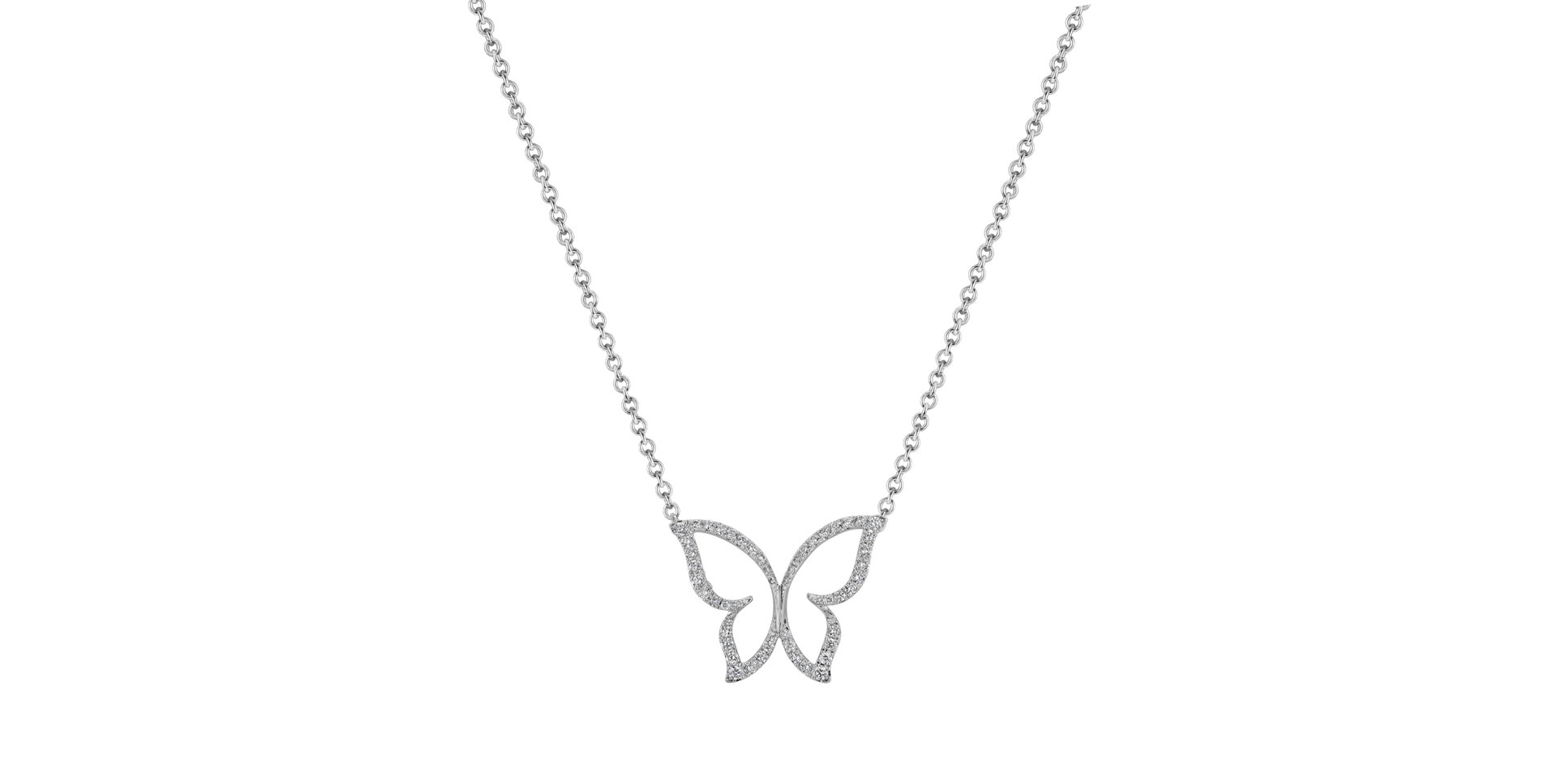 Náhrdelník s diamantmi Wings of Devotion
