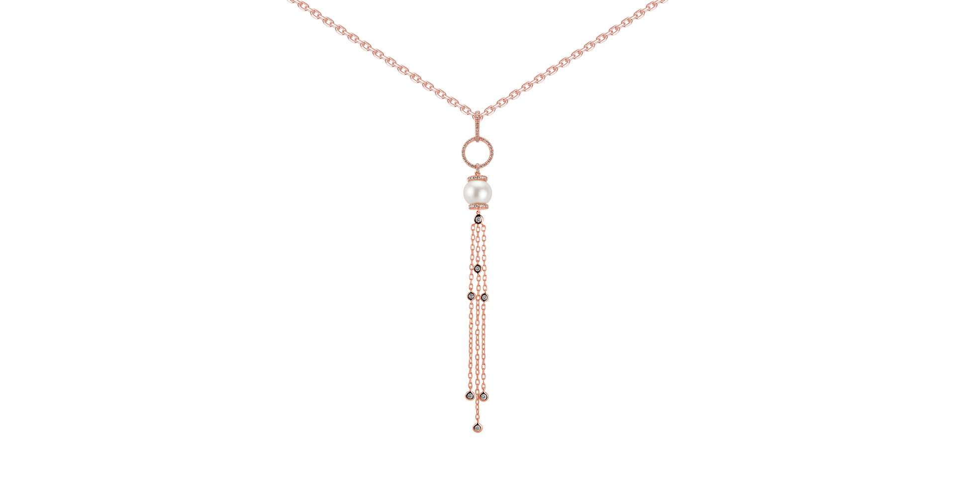 Přívěsok s perlou a diamantmi Sultan Secret