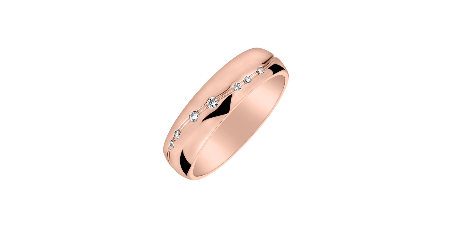 Prsteň s diamantmi Star Tears