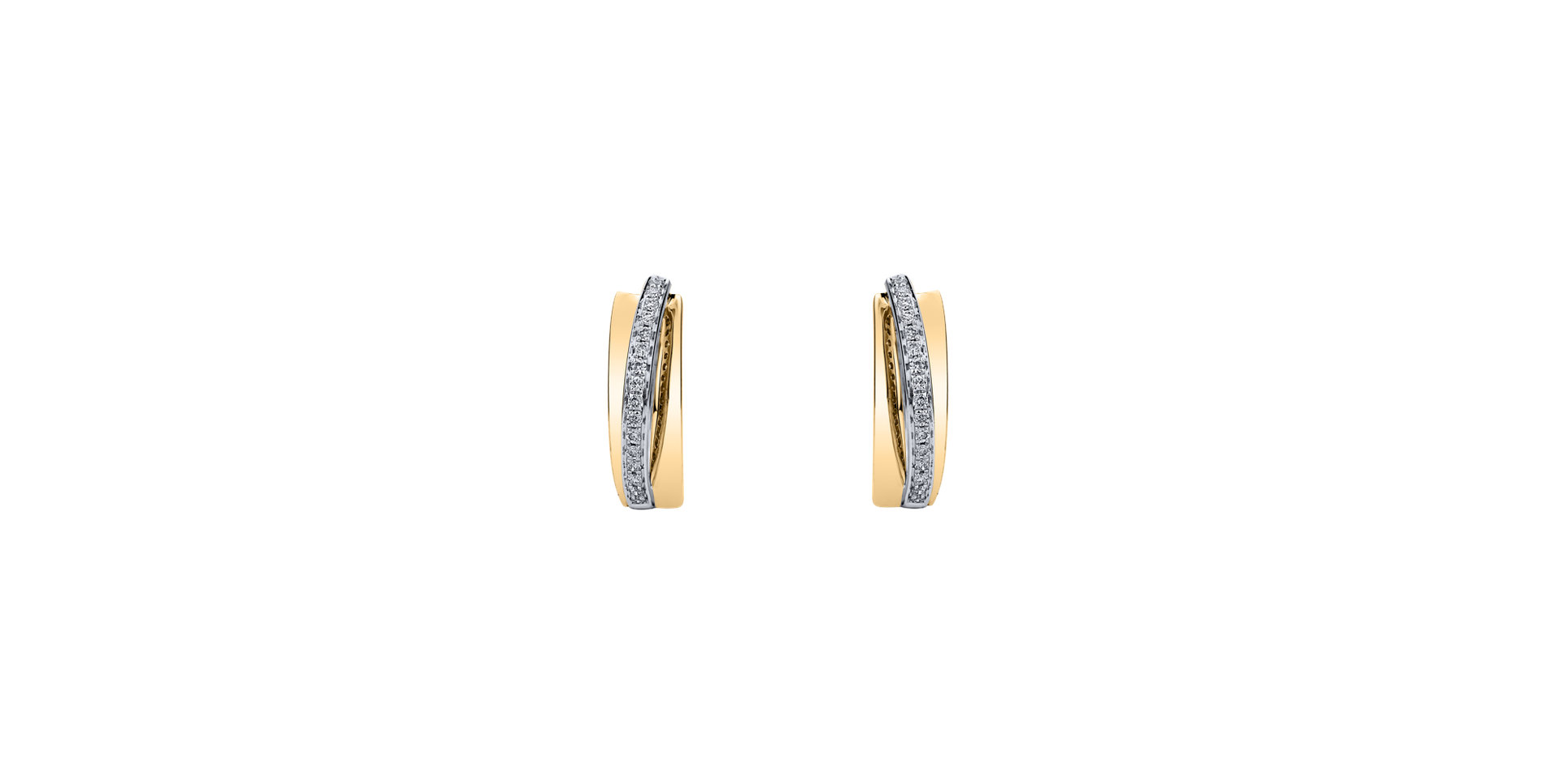 Náušnice s diamantmi Magical Ray