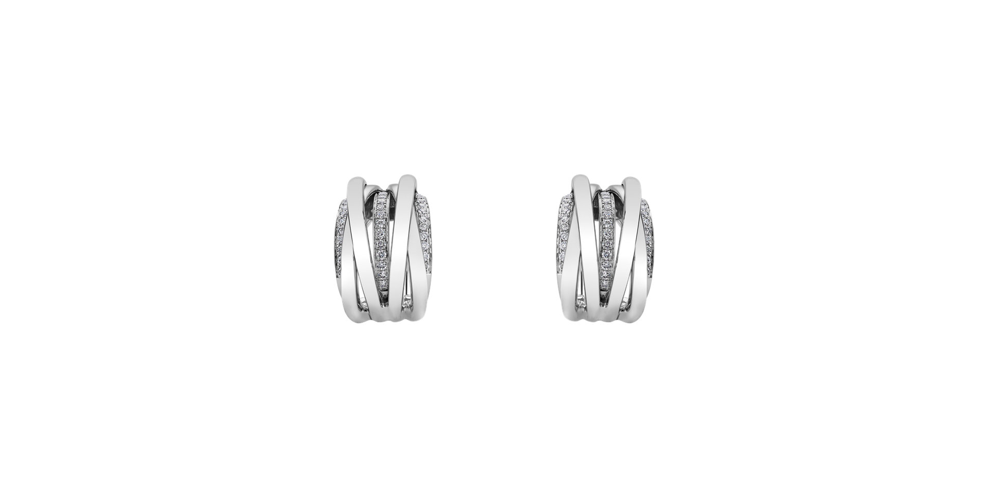 Náušnice s diamantmi Luxury Pleasure