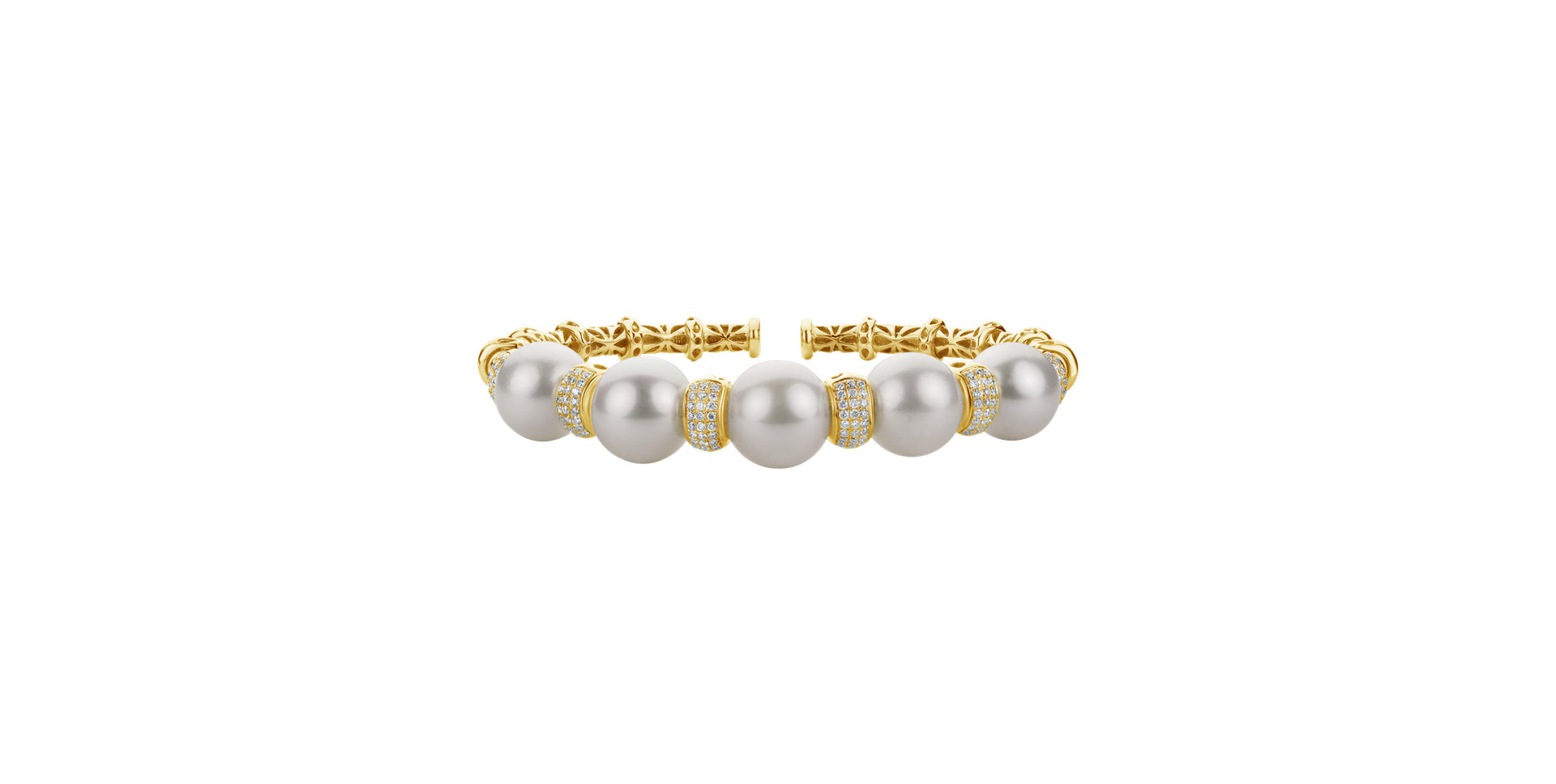 Náramok s perlou a diamantmi Queens Pearl