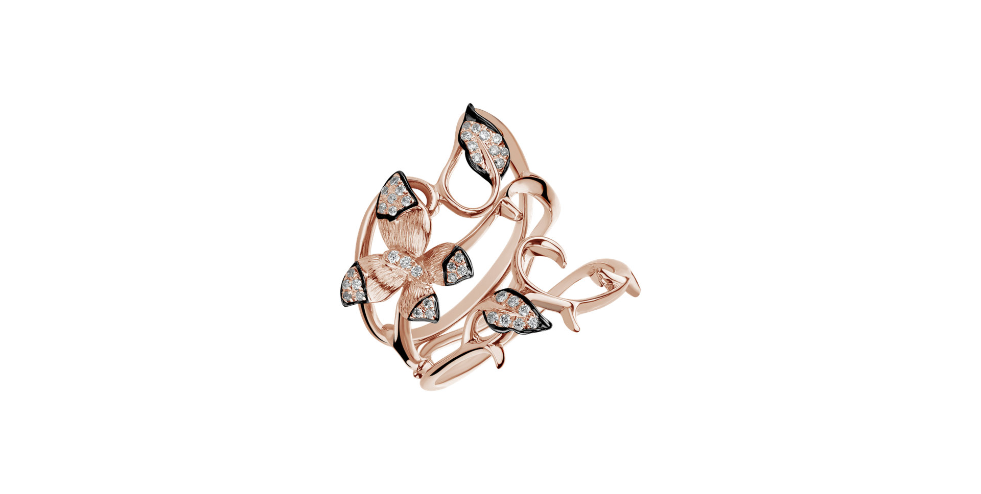 Prsteň s diamantmi Virgin Essence