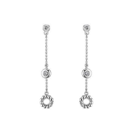 Náušnice s diamantmi Regal Reverie
