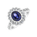 Prsteň s zafírom a diamantmi Majesty Muse4