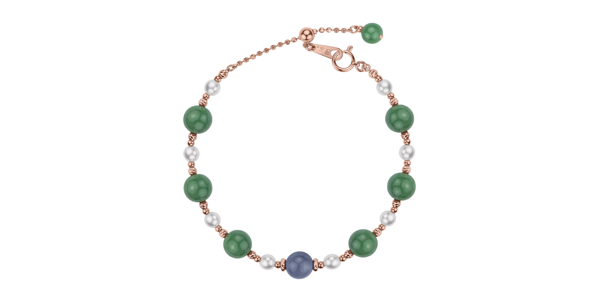 Náramok s jadeitmi a perlami Magic Lure