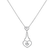 Přívěsok s diamantmi Heart Melodia3