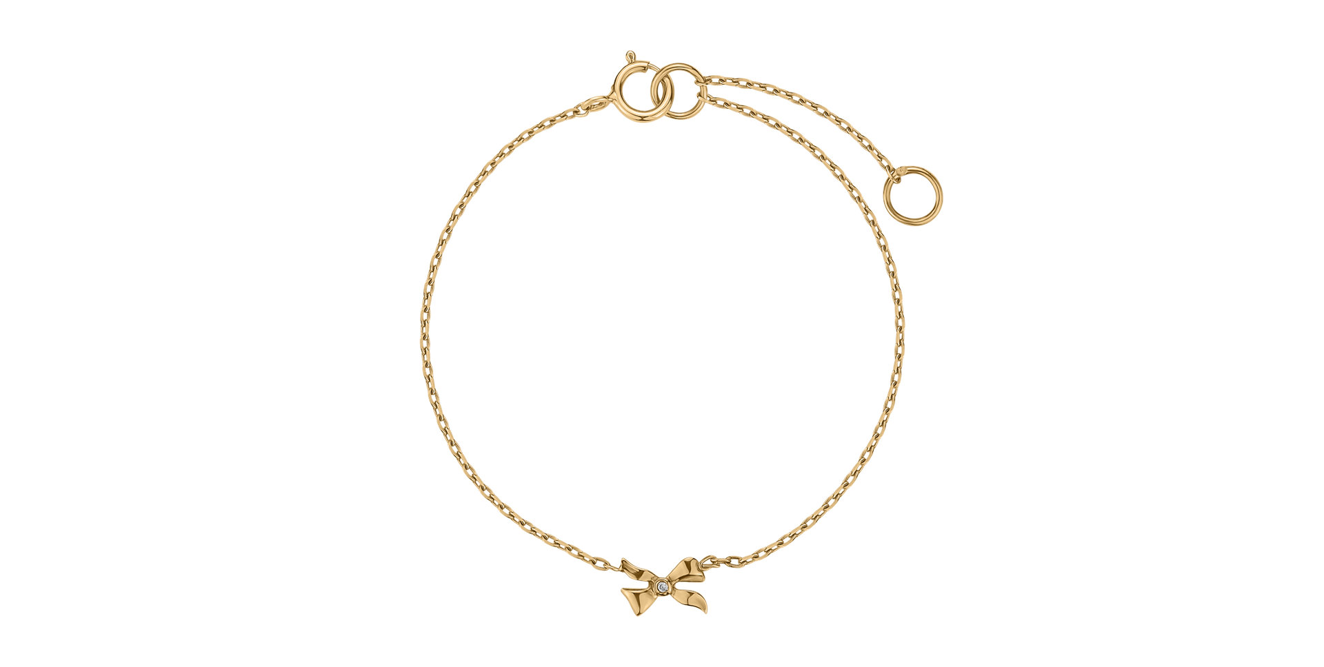 Náramok s diamantom Enigmatic Grace