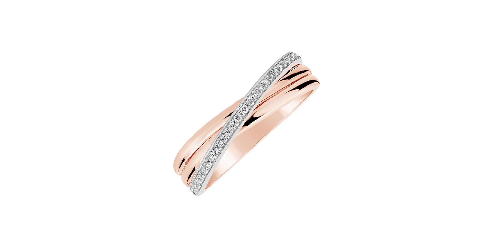 Prsteň s diamantmi Pink Paradise