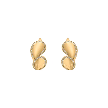 Náušnice s diamantmi Fancy Drops