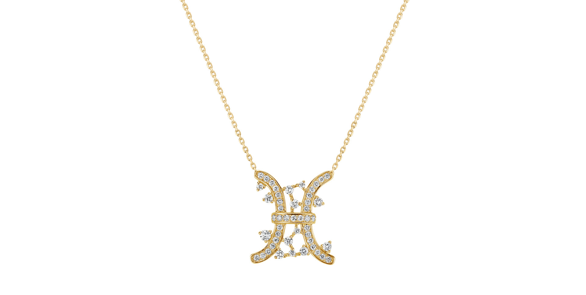 Náhrdelník s diamantmi Goddess Helena