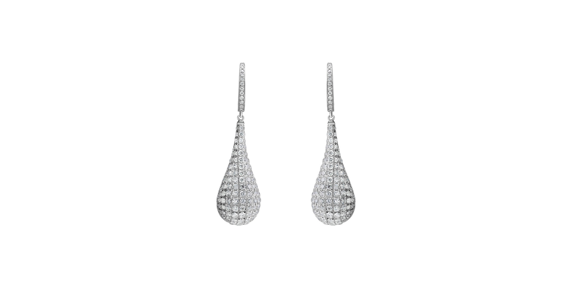 Náušnice s diamantmi Inferno Tears