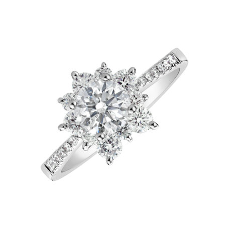 Prsteň s diamantmi Frozen Starlet