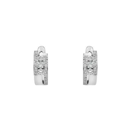 Náušnice s diamantmi Galaxy Secret