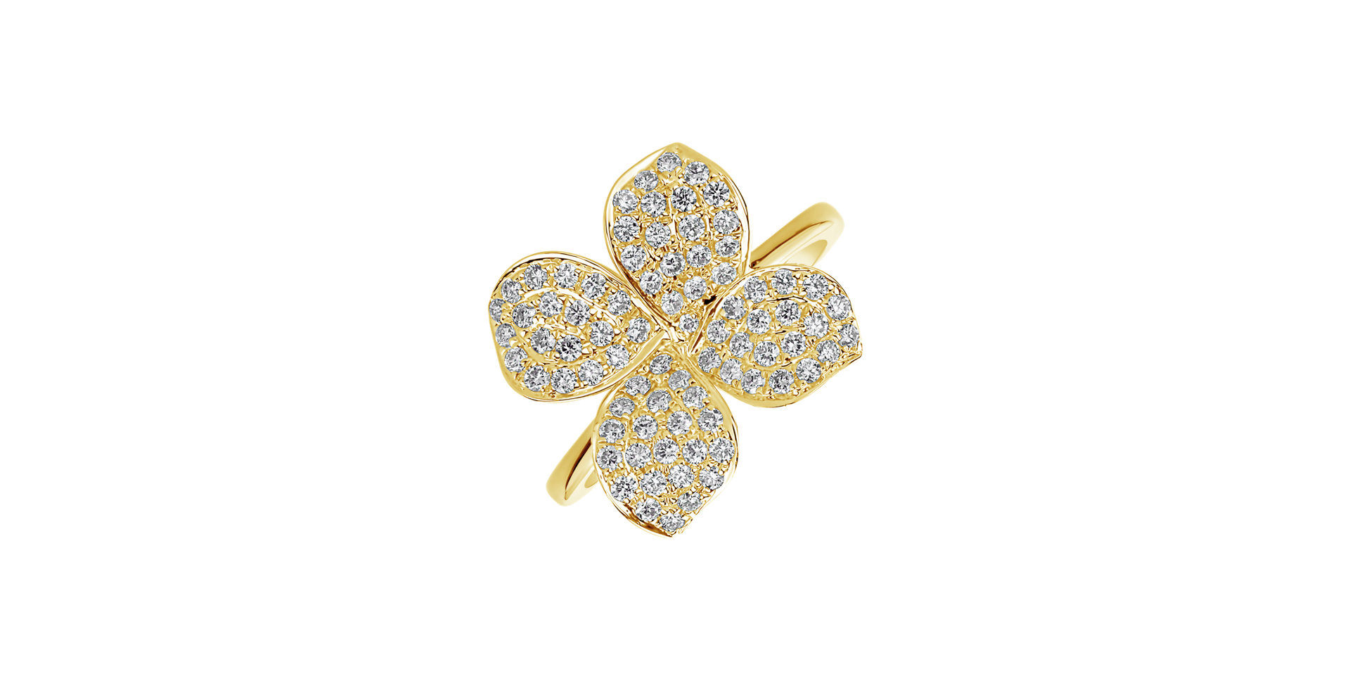 Prsteň s diamantmi Lucky Brilliance