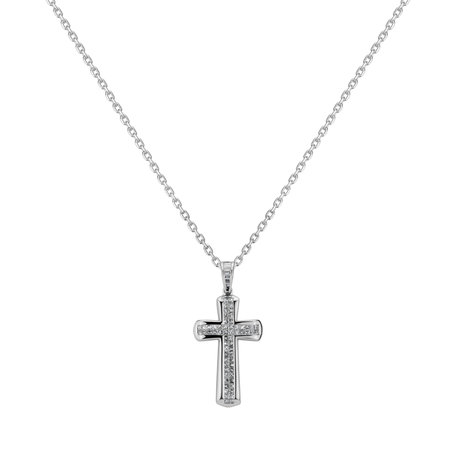 Přívěsok s diamantmi Vision Cross