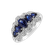 Prsteň so zafírmi a diamantmi Nourian3