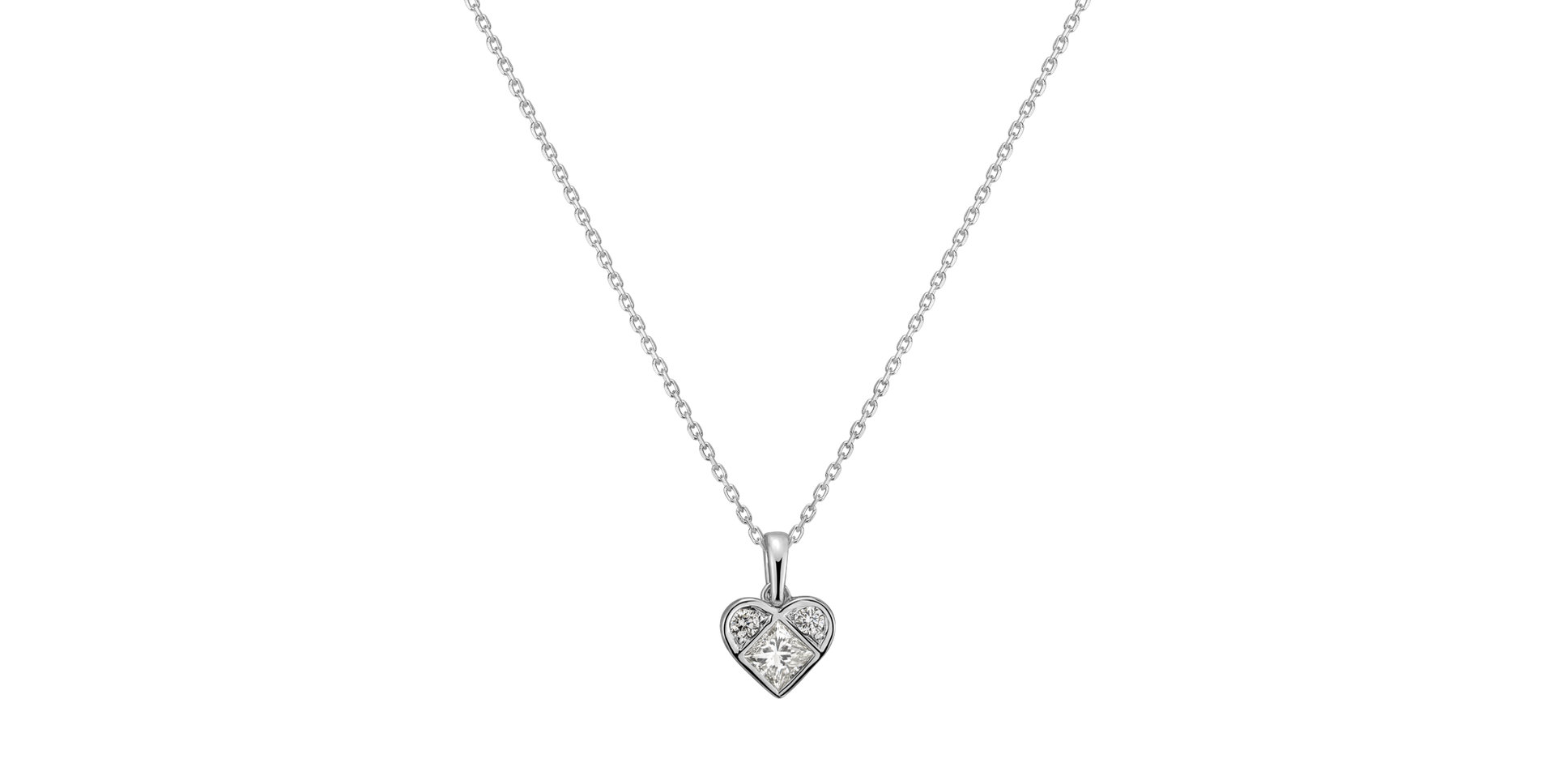 Přívěsok s diamantmi Dreamy Heart
