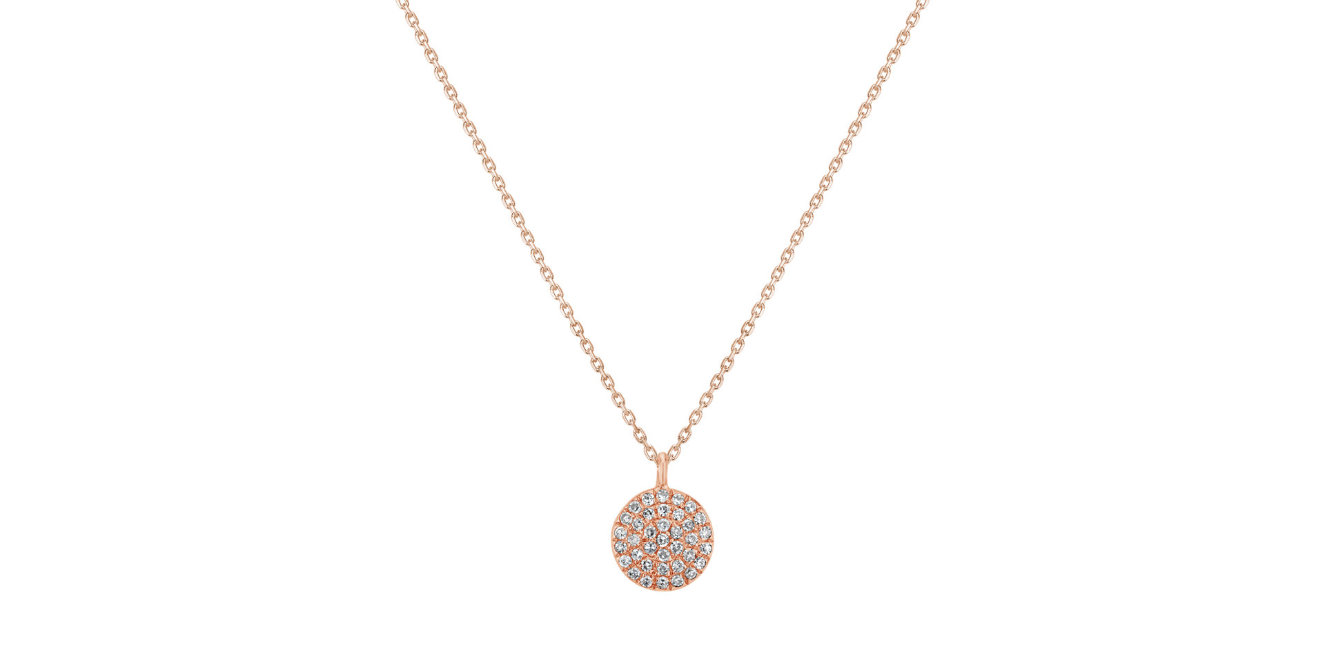 Přívěsok s řetízkom a diamantmi Sophisticated Creation