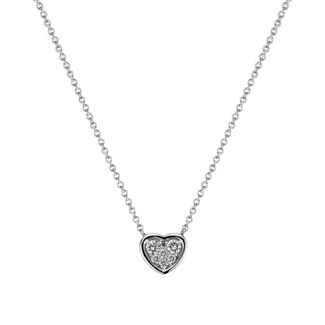 Náhrdelník s diamantmi Moon Love