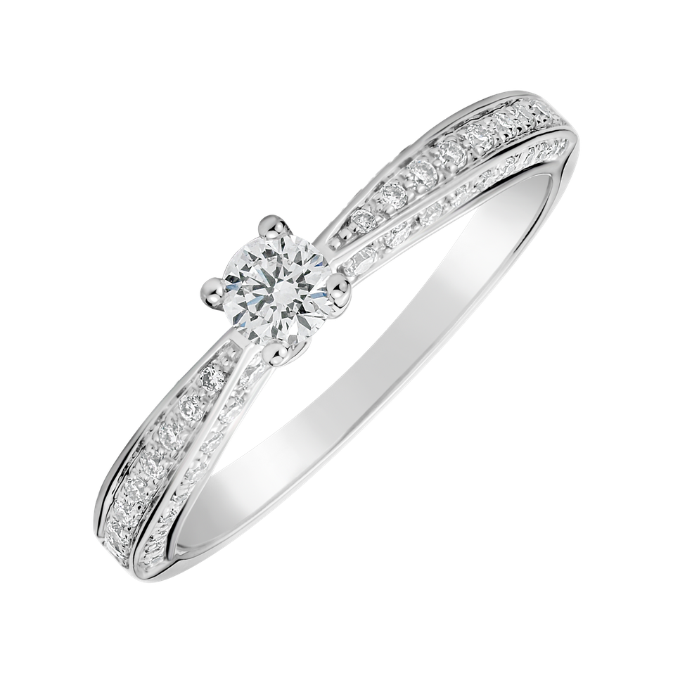 Prsteň s diamantmi Nicole